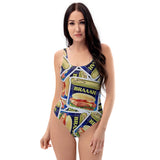 One-Piece Braaah Spam Classic Swimsuit